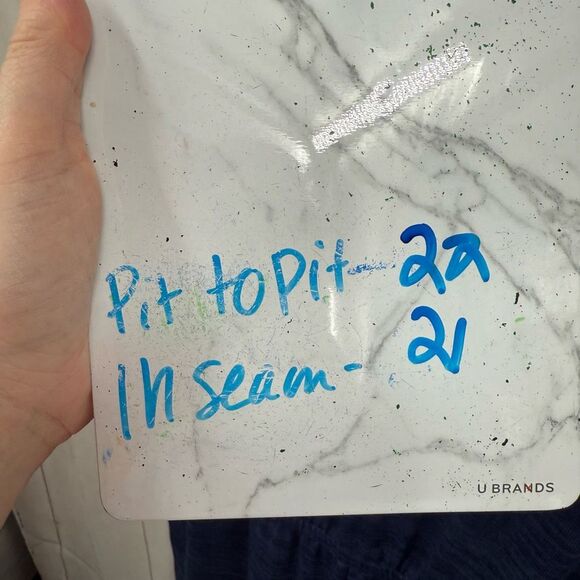 Talbots Women’s XL Blue Vneck Wide Leg Jumpsuit with Belt - Picture 6 of 7